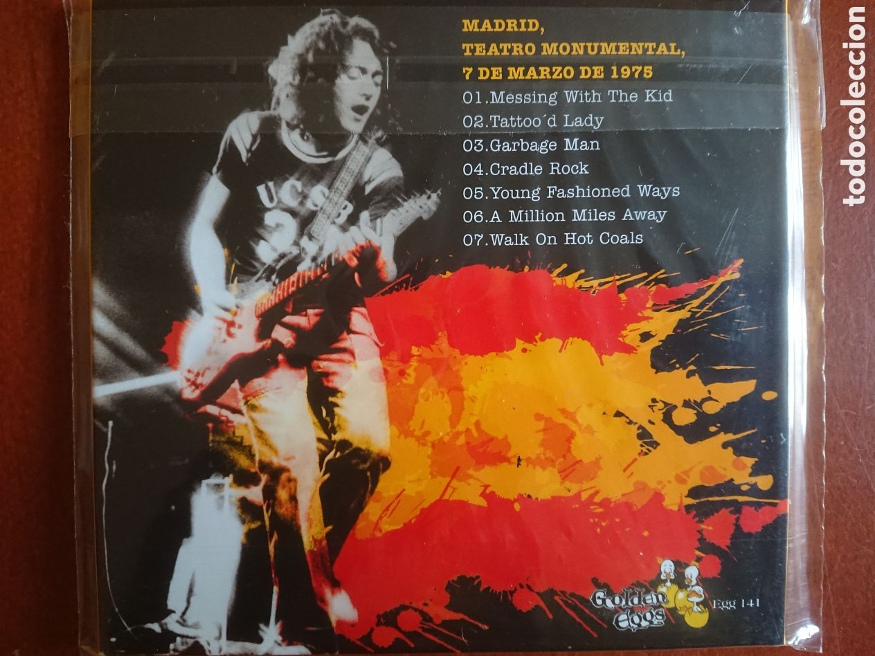 CDs de m&uacute;sica: Rory Gallagher en Madrid - Foto 2