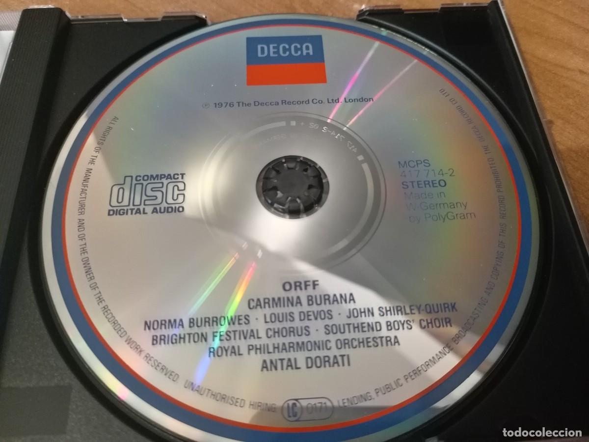 CDs de m&uacute;sica: CD CARL ORFF: CARMINA BURANA - Foto 2