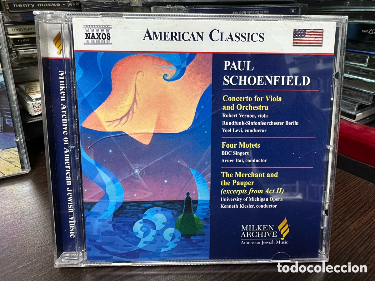 Music CDs: Paul Schoenfield - Concerto for Viola (CD, Album) Naxos