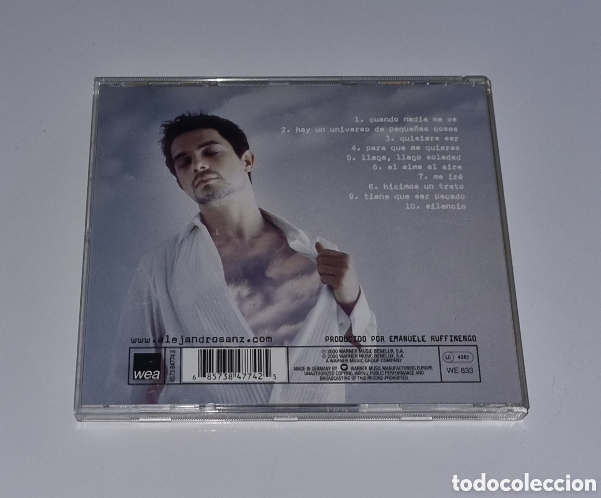 CDs de m&uacute;sica: ALEJANDRO SANZ / CD 2012 / EL ALMA AL AIRE - Foto 3