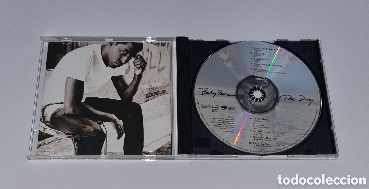 CDs de m&uacute;sica: BABY FACE / CD 1996 / THE DAY - Foto 2