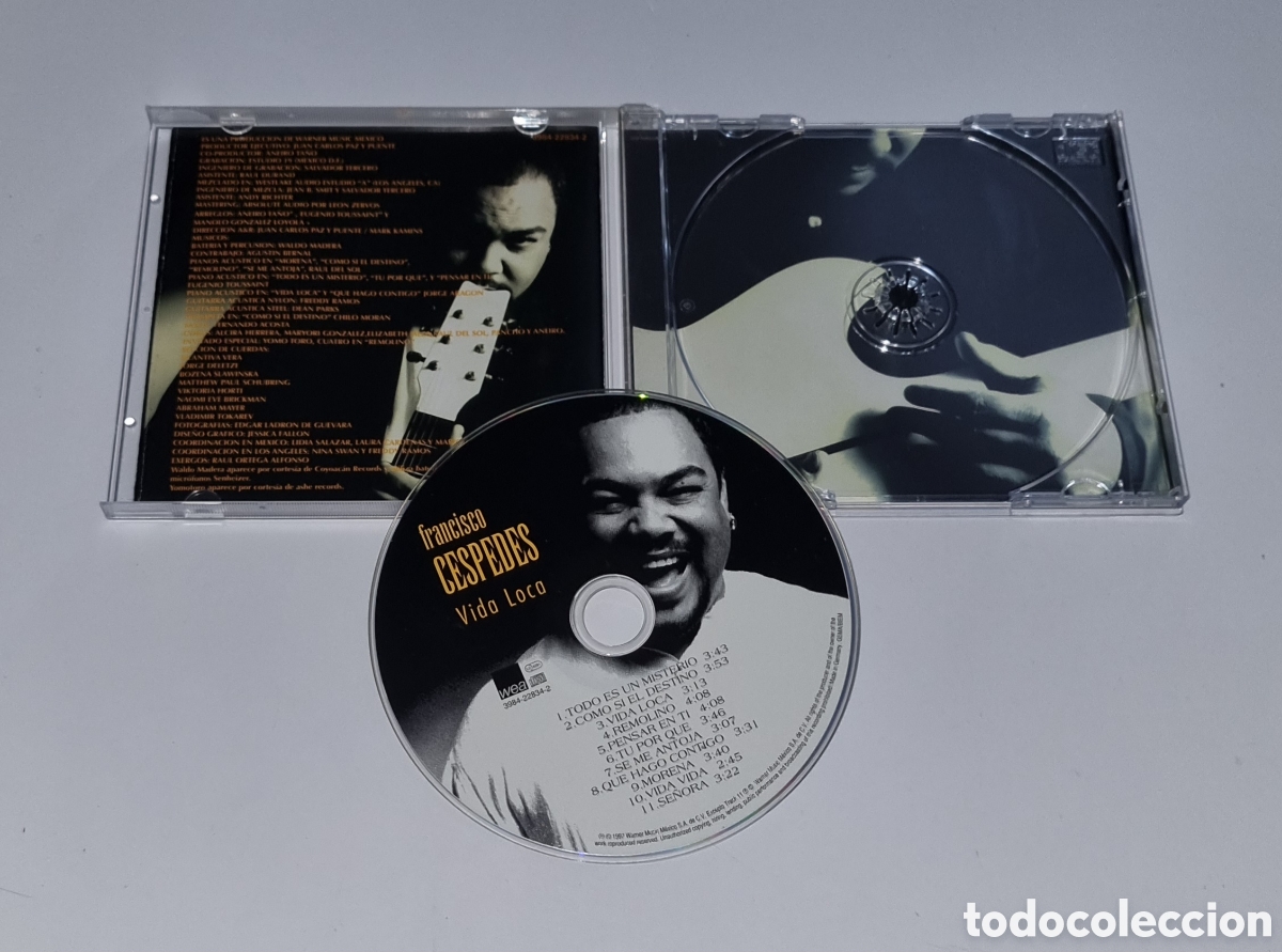 CDs de m&uacute;sica: FRANCISCO C&Eacute;SPEDES / CD 1997 / VIDA LOCA - Foto 2