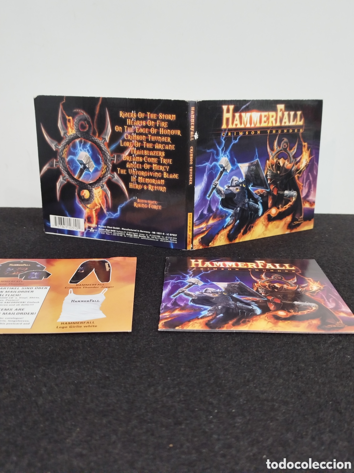 CDs de m&uacute;sica: CD HAMMERFALL CRIMSON THUNDER - Foto 2