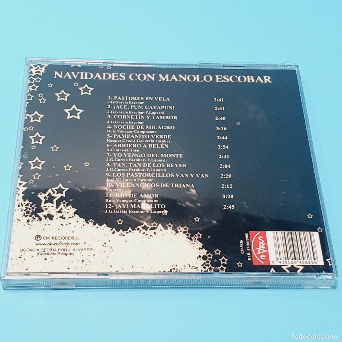 CDs de m&uacute;sica: CD-NAVIDAD CON MANOLO ESCOBAR - Foto 5