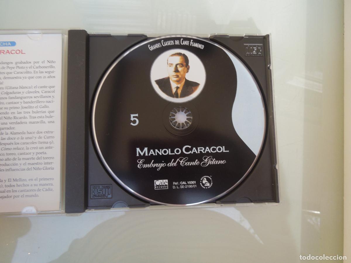 CDs de m&uacute;sica: MANOLO CARACOL - EMBRUJO DEL CANTE GITANO - CD N&ordm; 5 - Foto 2