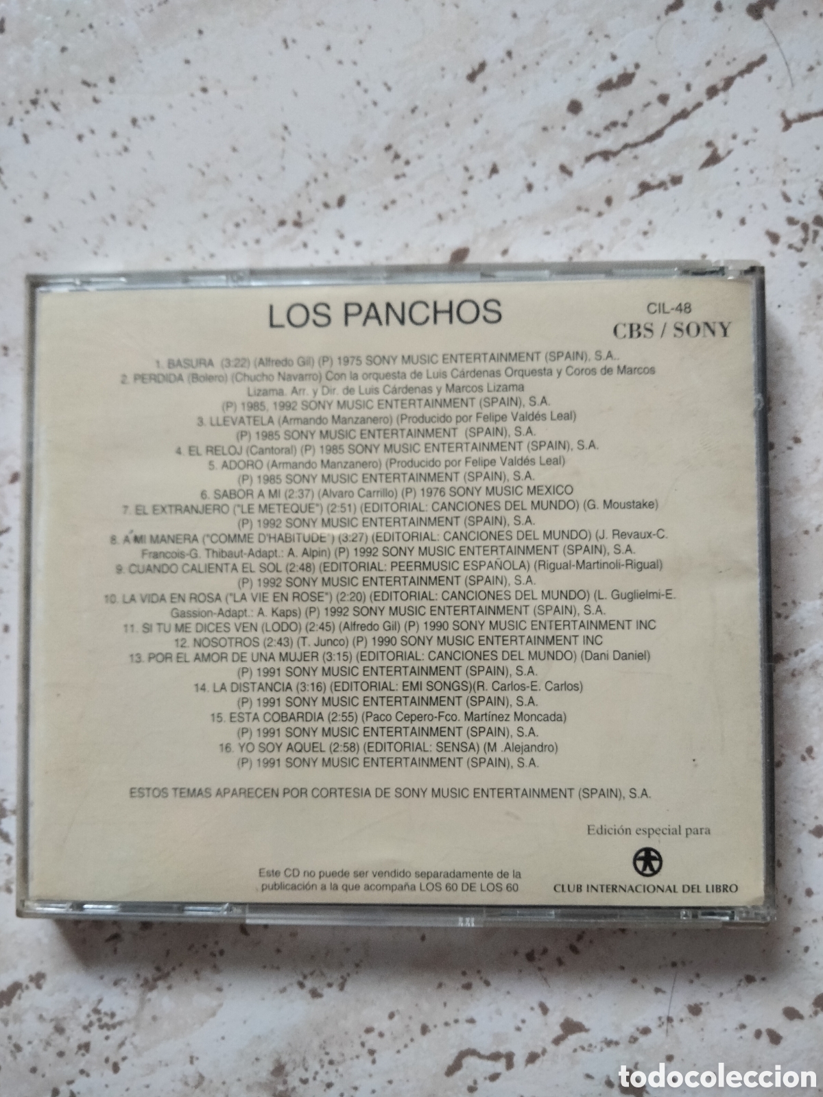 CDs de m&uacute;sica: Los Panchos CD (Los 60) - Foto 2