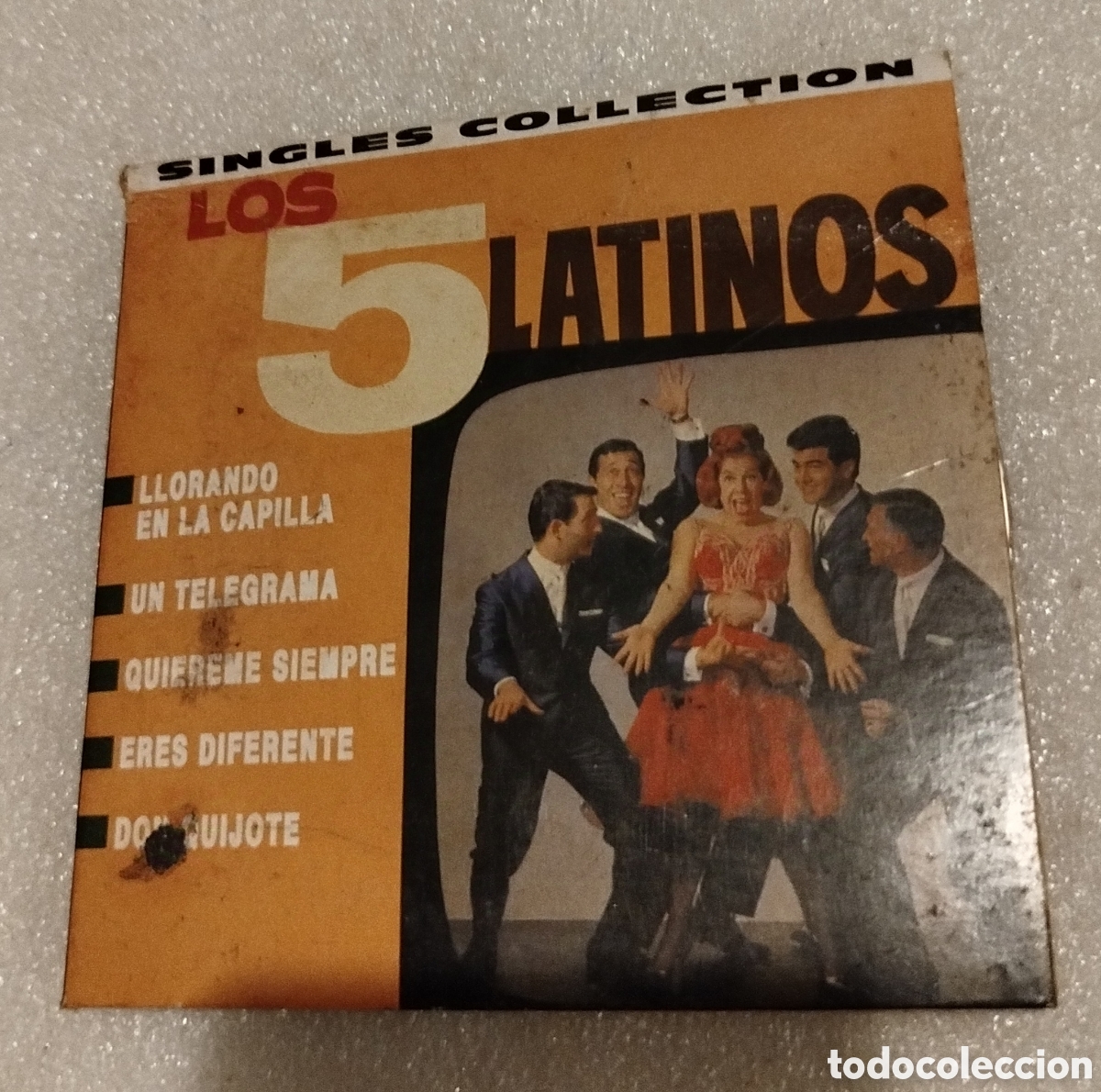 CDs de m&uacute;sica: Los 5 latinos. Singles collection - Foto 1