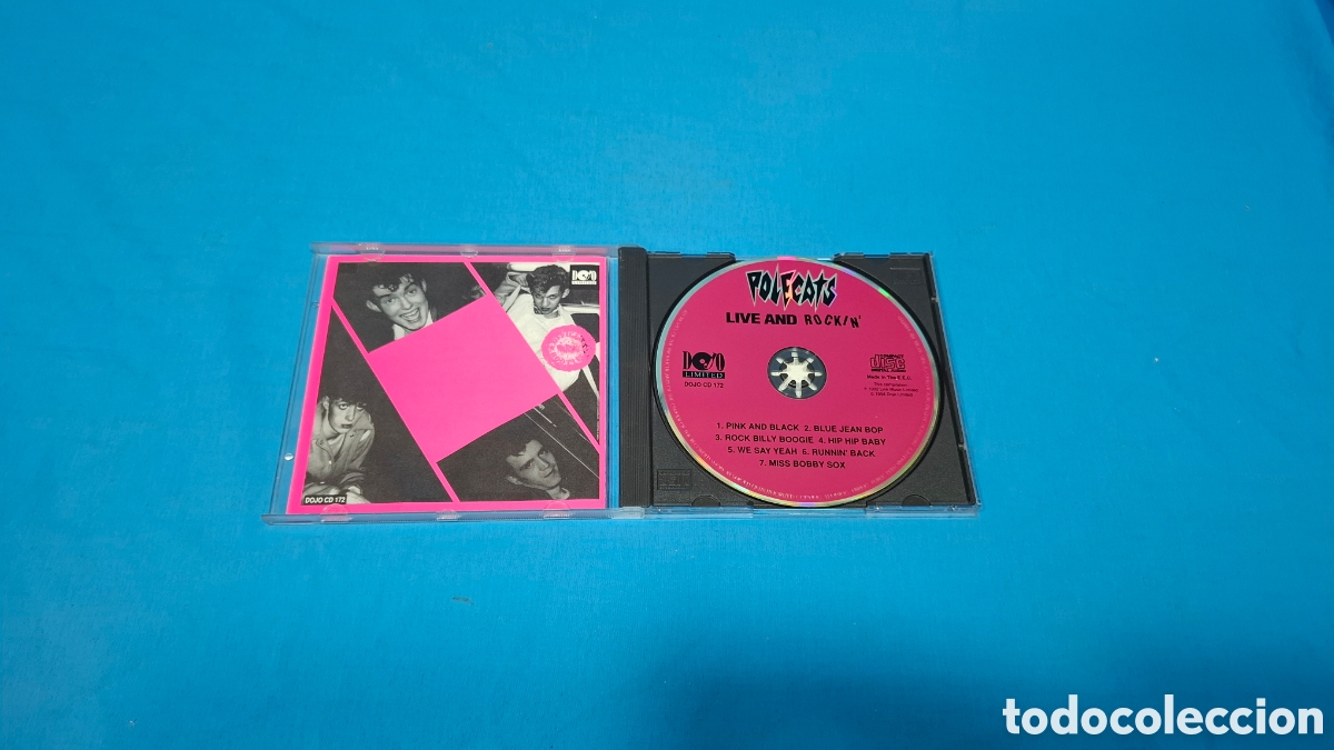 CDs de m&uacute;sica: POLECATS - LIVE AND ROCKIN, 1992 - Foto 2