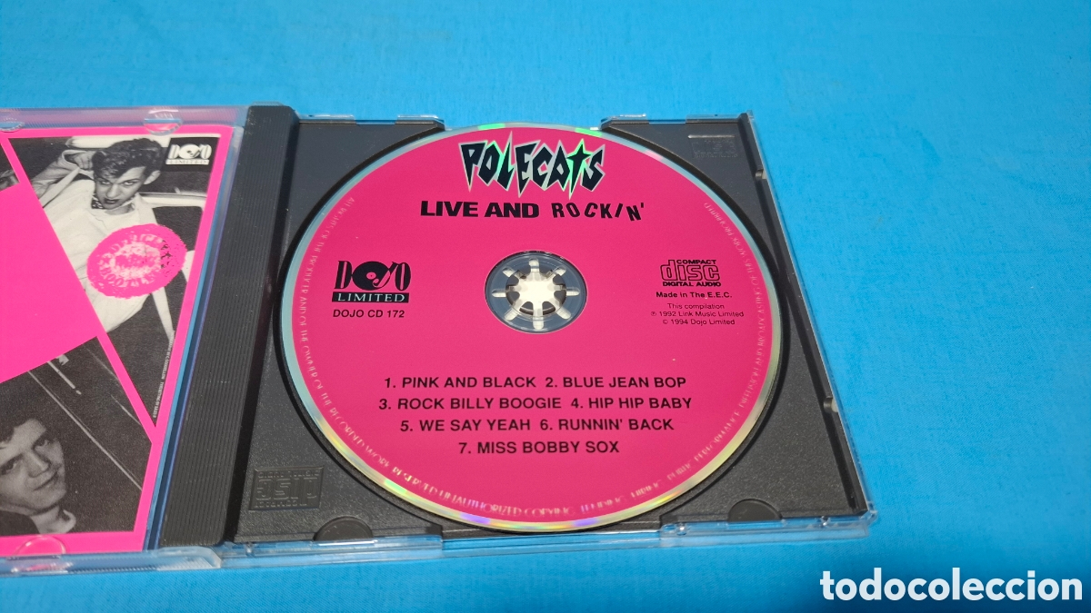 CDs de m&uacute;sica: POLECATS - LIVE AND ROCKIN, 1992 - Foto 4