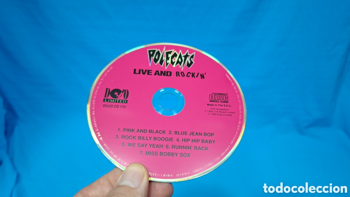 CDs de m&uacute;sica: POLECATS - LIVE AND ROCKIN, 1992 - Foto 5