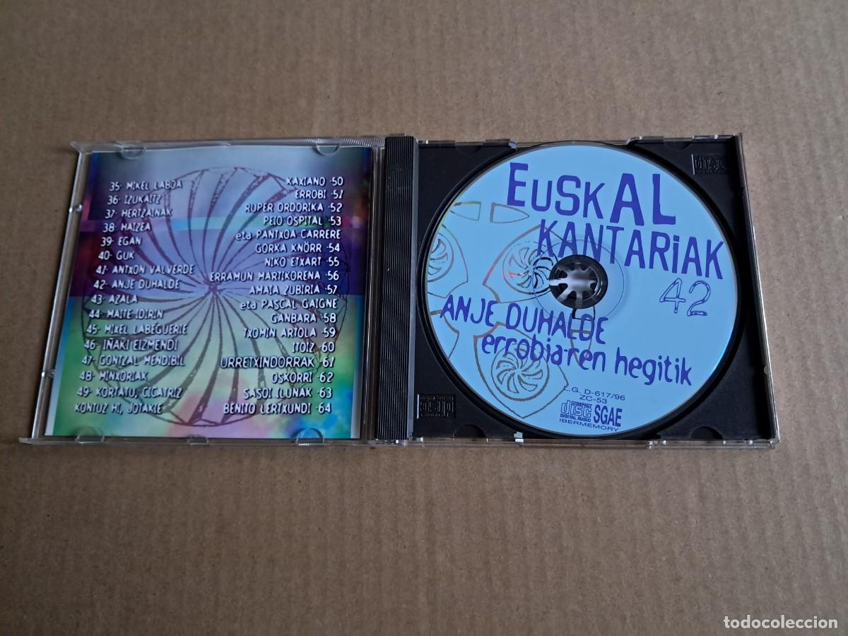 CDs de m&uacute;sica: ANJE DUHALDE - ERROBIARREN HEGITIK CD 1997 - Foto 2