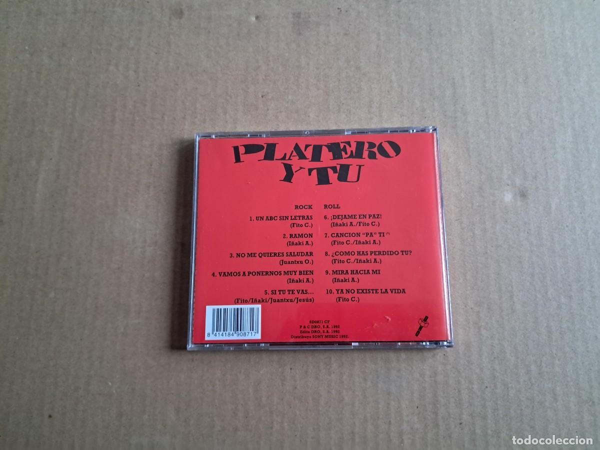 CDs de m&uacute;sica: PLATERO Y TU - BURROCK&acute;N ROLL CD 1992 - Foto 3