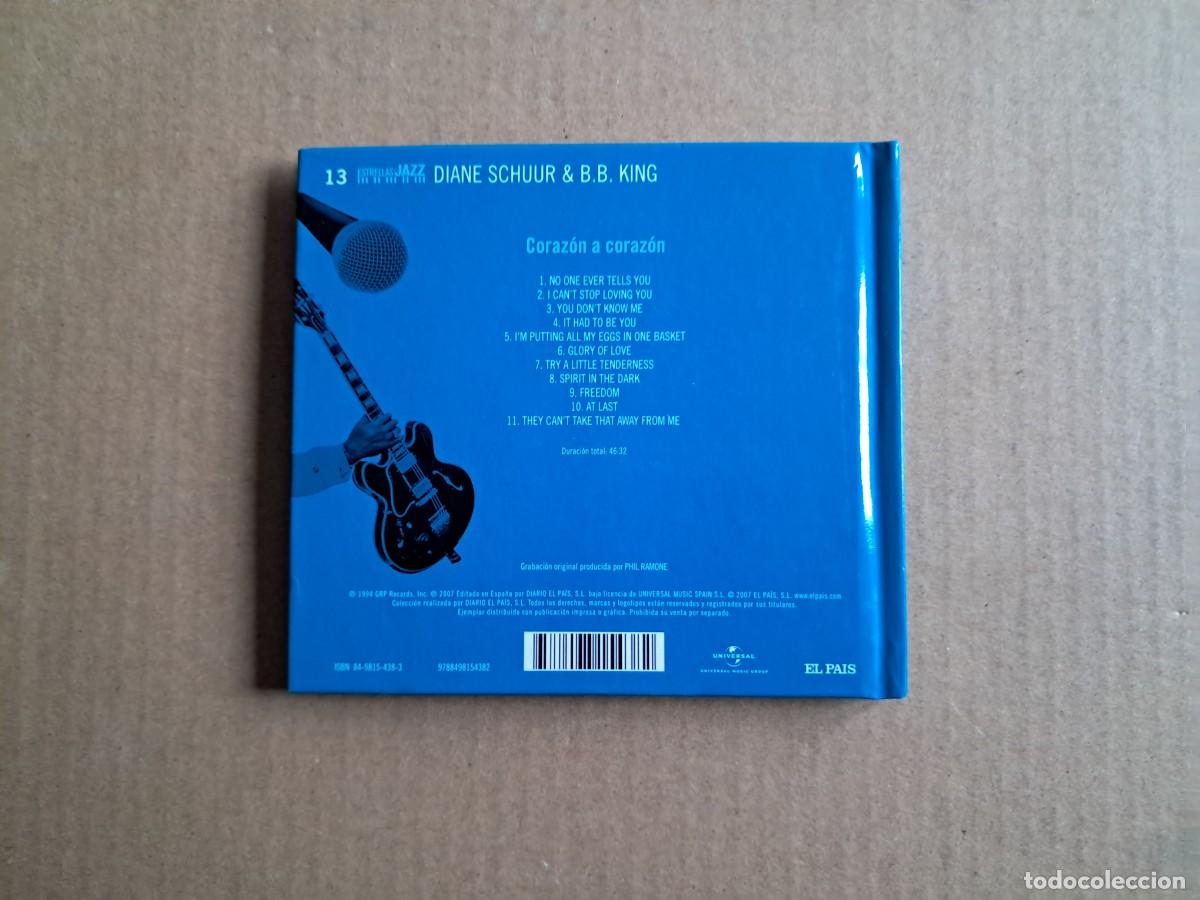 CDs de m&uacute;sica: DIANE SCHUUR & B.B. KING - CORAZON A CORAZON CD DIGIPACK 2007 - Foto 4