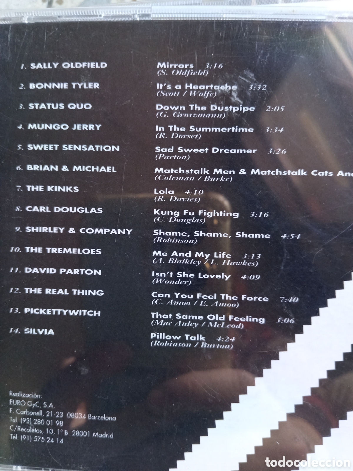 CDs de m&uacute;sica: CD ADIDAS GRANDES EXITOS DE LOS 70 - Foto 2