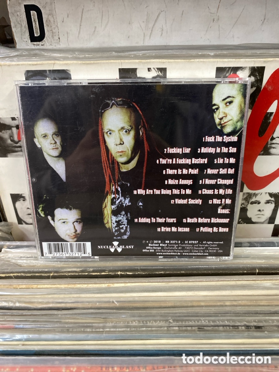 CDs de m&uacute;sica: The Exploited - Fuck The System - Foto 2