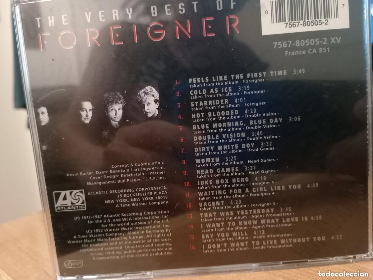 CDs de m&uacute;sica: CD: FOREIGNER - THE VERY BEST OF - Foto 3