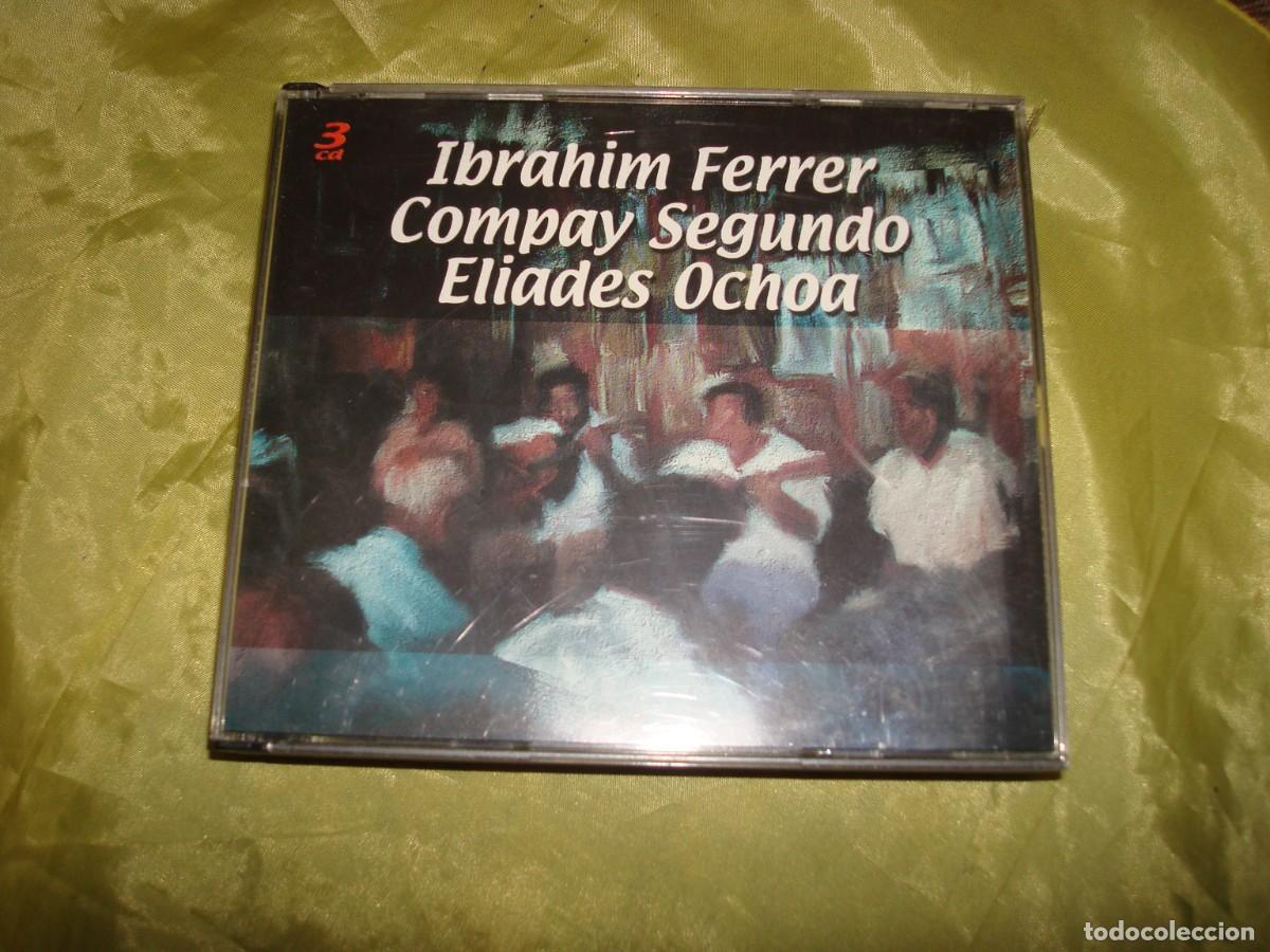 CDs de m&uacute;sica: IBRAHIM FERRER, COMPAY SEGUNDO, ELIADES OCHOA. 3 CD&acute;S + LIBRETO(#) - Foto 1