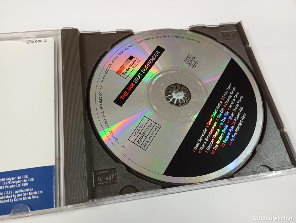 CDs de m&uacute;sica: THE JAM. Beat Surrender. CD. TDKCD94 - Foto 3