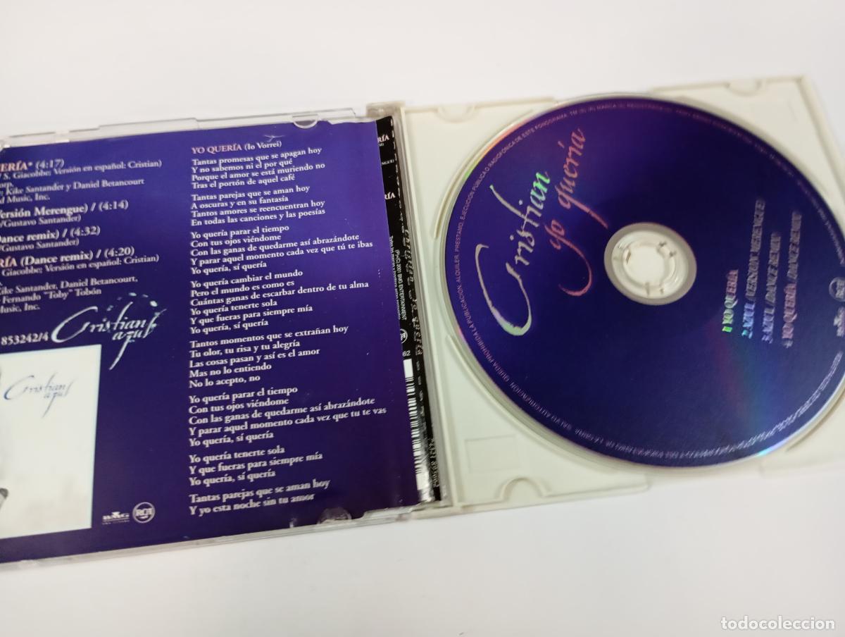CDs de m&uacute;sica: CRISTIAN. YO QUER&Iacute;A. SINGLE CD. TDKCD93 - Foto 2