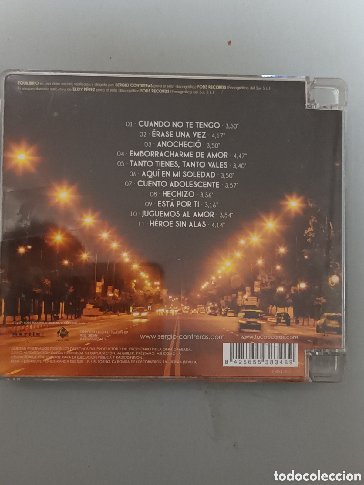 CDs de m&uacute;sica: Sergio contreras equilibrio - Foto 2