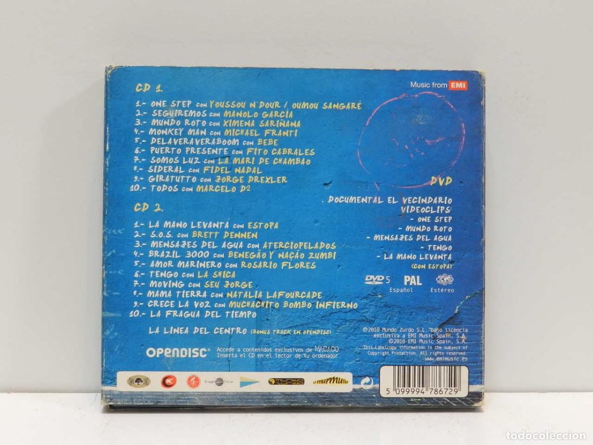 CDs de m&uacute;sica: DISCO 2 X CD + DVD. Macaco &ndash; El Vecindario. COMPACT DISC. - Foto 2