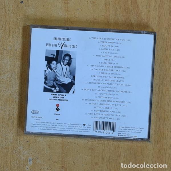 CDs de m&uacute;sica: NATALIE COLE - UNFORGETABLE WITH LOVE - CD - Foto 2