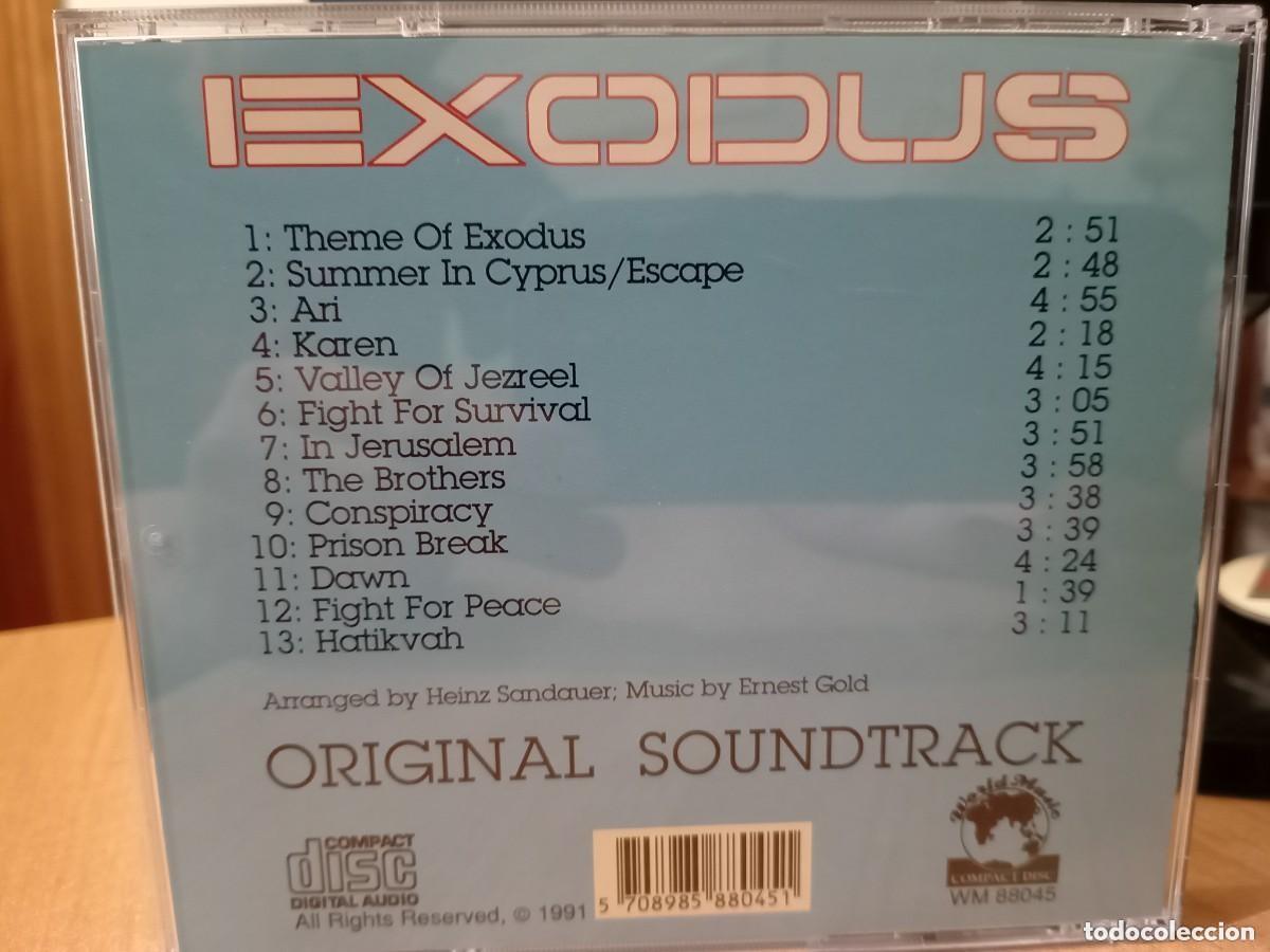 CDs de m&uacute;sica: CD SOUNDTRACK: EXODUS - Foto 3