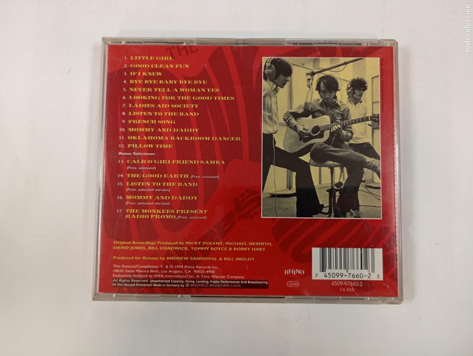 CDs de m&uacute;sica: THE MONKEES. MICKY, DAVID, MICHAEL. CD. TDKCD49 - Foto 3