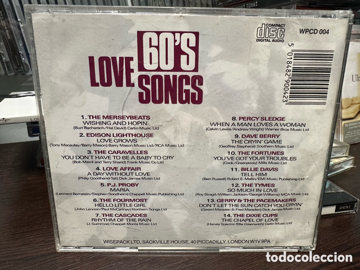 CDs de m&uacute;sica: Various - 60s Love Songs (CD, Comp) - Foto 2