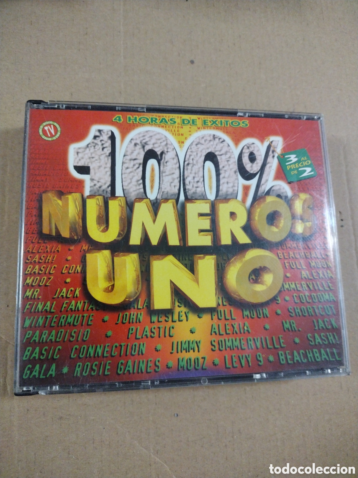 CDs de m&uacute;sica: 100% NUMEROS UNO, 3CDS, 1997 - Foto 1