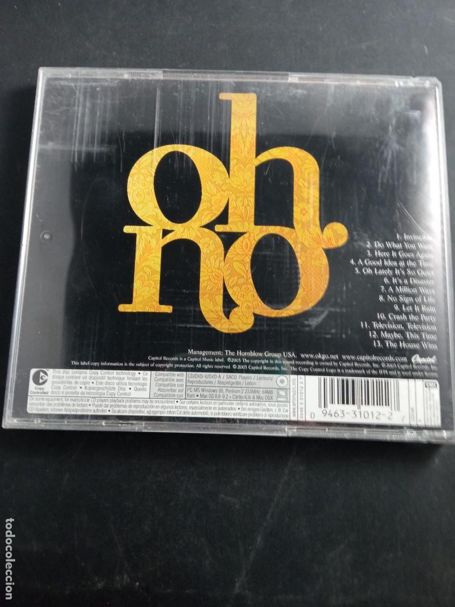 CDs de m&uacute;sica: OK Go - Oh No (2006) CD. - Foto 2