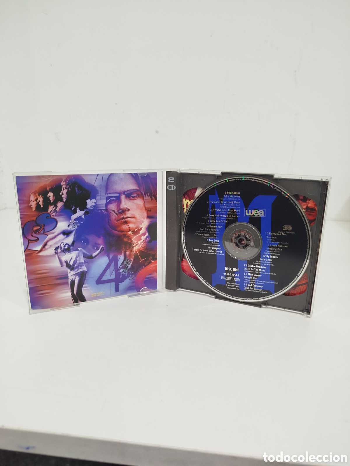 CDs de m&uacute;sica: CD MASTERPIECES DOBLE CD PHIL COLLINS YES ALICE COOPER - Foto 2