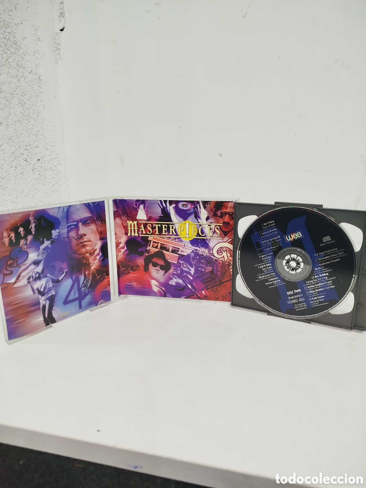 CDs de m&uacute;sica: CD MASTERPIECES DOBLE CD PHIL COLLINS YES ALICE COOPER - Foto 3