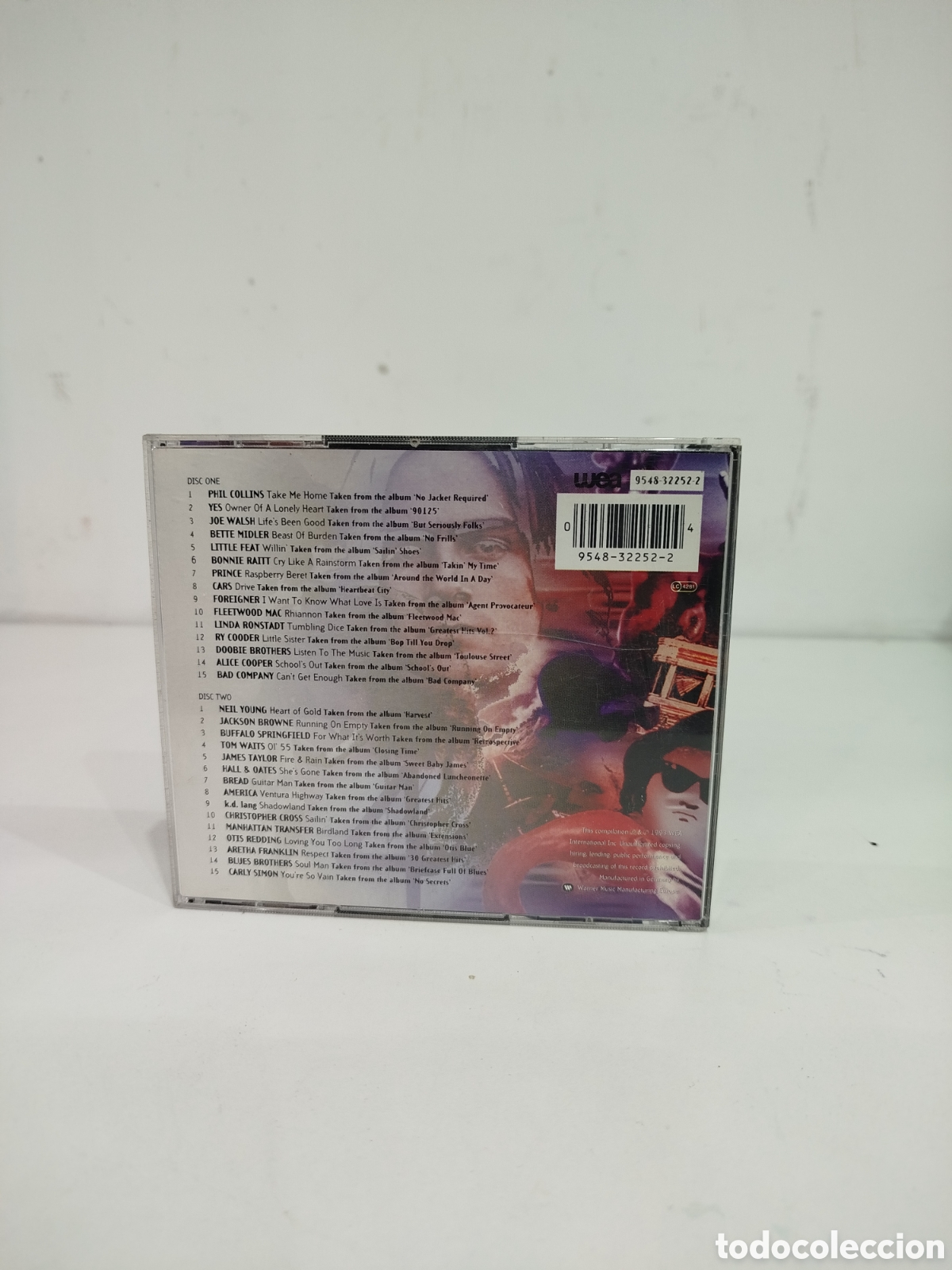 CDs de m&uacute;sica: CD MASTERPIECES DOBLE CD PHIL COLLINS YES ALICE COOPER - Foto 4