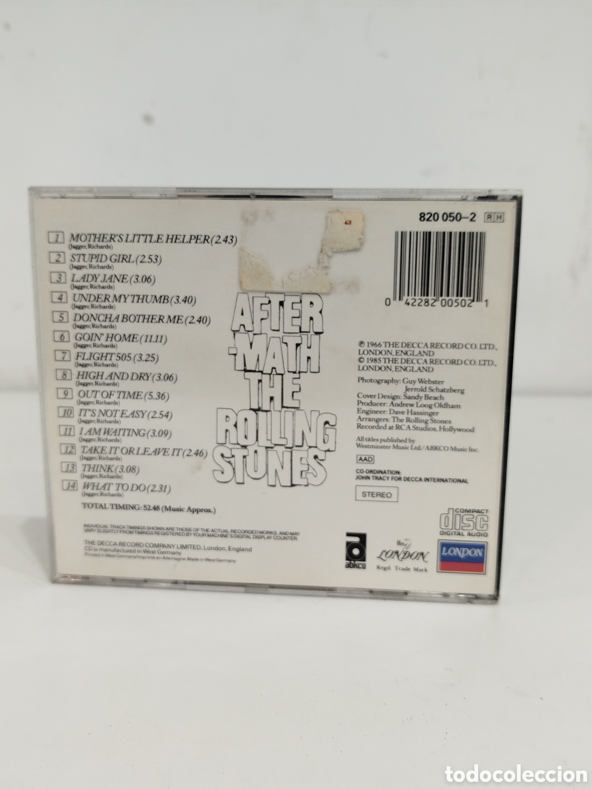 CDs de m&uacute;sica: ROLLING STONES - AFTER MATCH - CD IMPORTADO - Foto 2