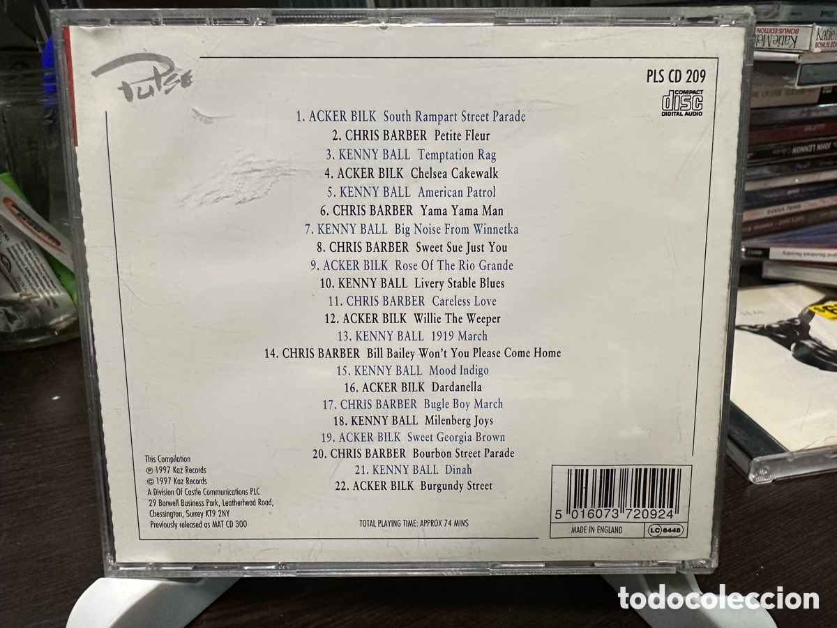 CDs de m&uacute;sica: Kenny Ball, Chris Barber, Acker Bilk - Acker, Kenny & Chris (CD) - Foto 2