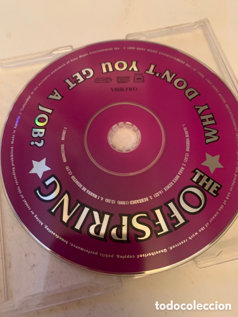 CDs de m&uacute;sica: The offspring CD single CD maxi cd why dont + 3 - Foto 3