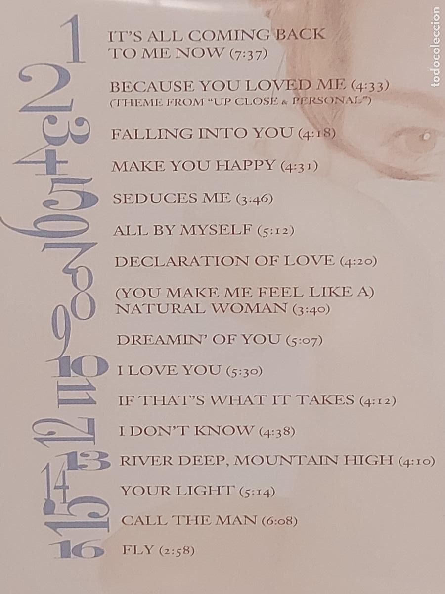 CDs de m&uacute;sica: CELINE DION / FALLING INTO YOU / CD CON 16 TEMAS / DE LUJO - Foto 4