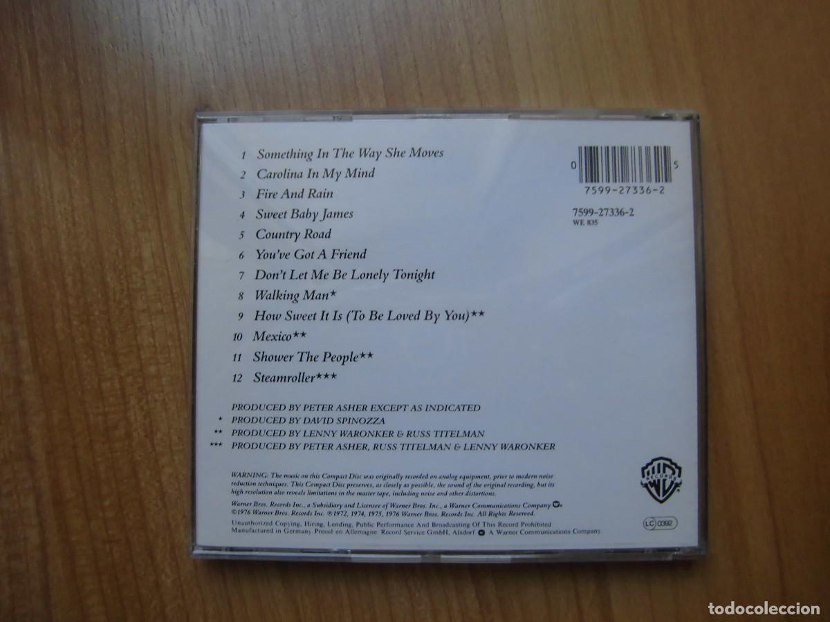 CDs de m&uacute;sica: CD JAMES TAYLOR GREATEST HITS - Foto 2