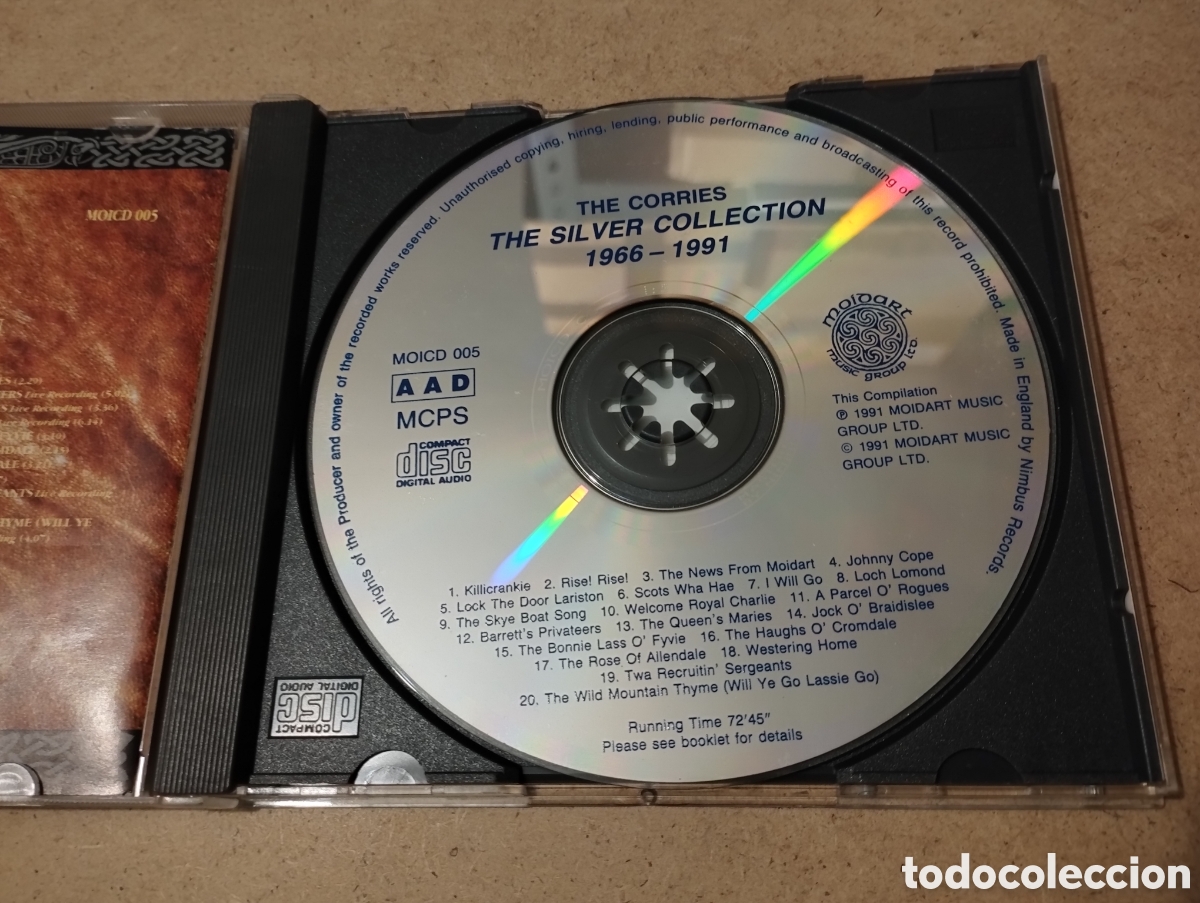 CDs de m&uacute;sica: THE CORRIES. THE SILVER COLLECTION (CD) - Foto 2