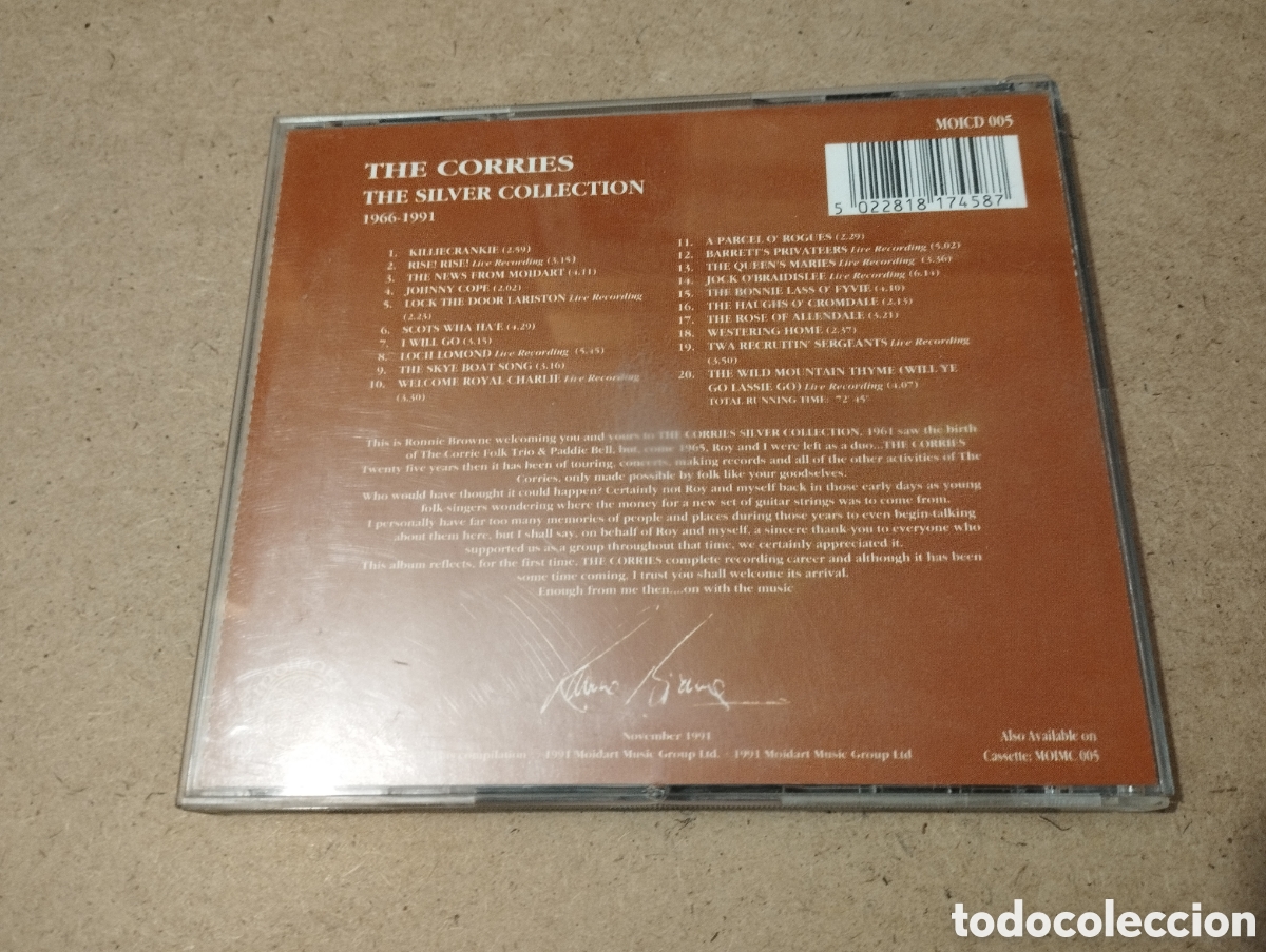 CDs de m&uacute;sica: THE CORRIES. THE SILVER COLLECTION (CD) - Foto 3