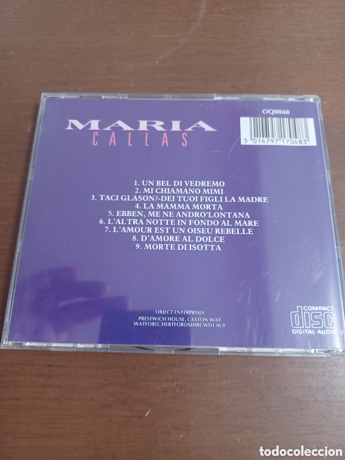 CDs de m&uacute;sica: Cd maria callas the collection - Foto 2