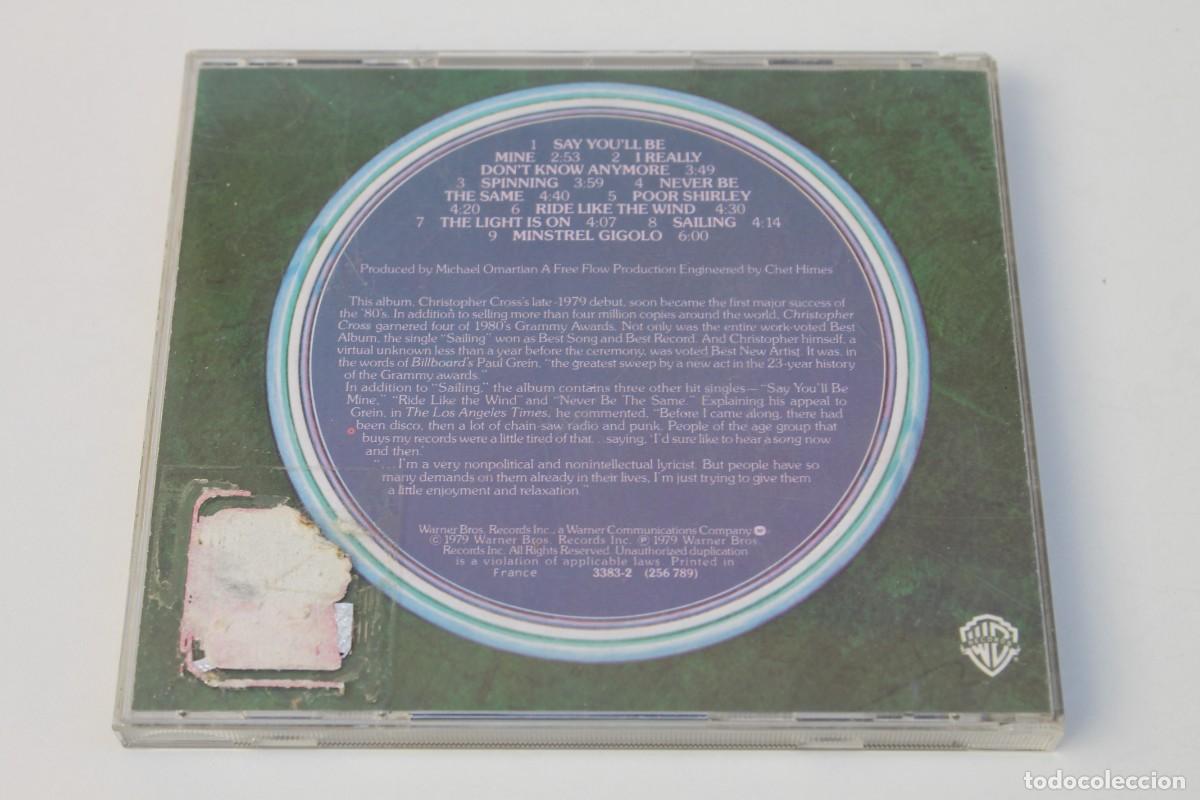 CDs de m&uacute;sica: CD CHRISTOPHER CROSS 1979 - Foto 3