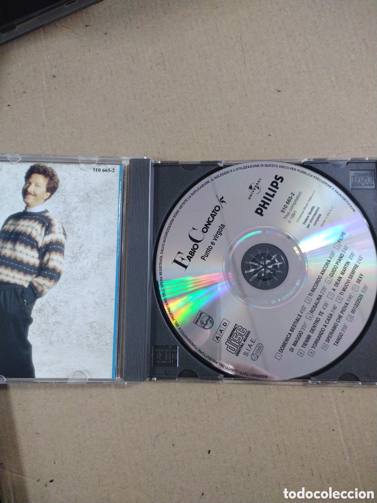 CDs de m&uacute;sica: Fabio Concato. Punto e Virgola. CD - Foto 3