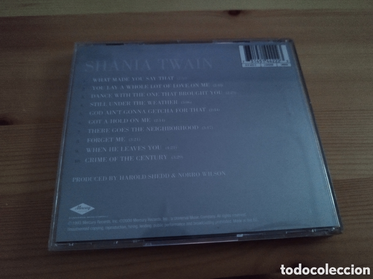 CDs de m&uacute;sica: CD de pop-rock de Shania Twain - Foto 3