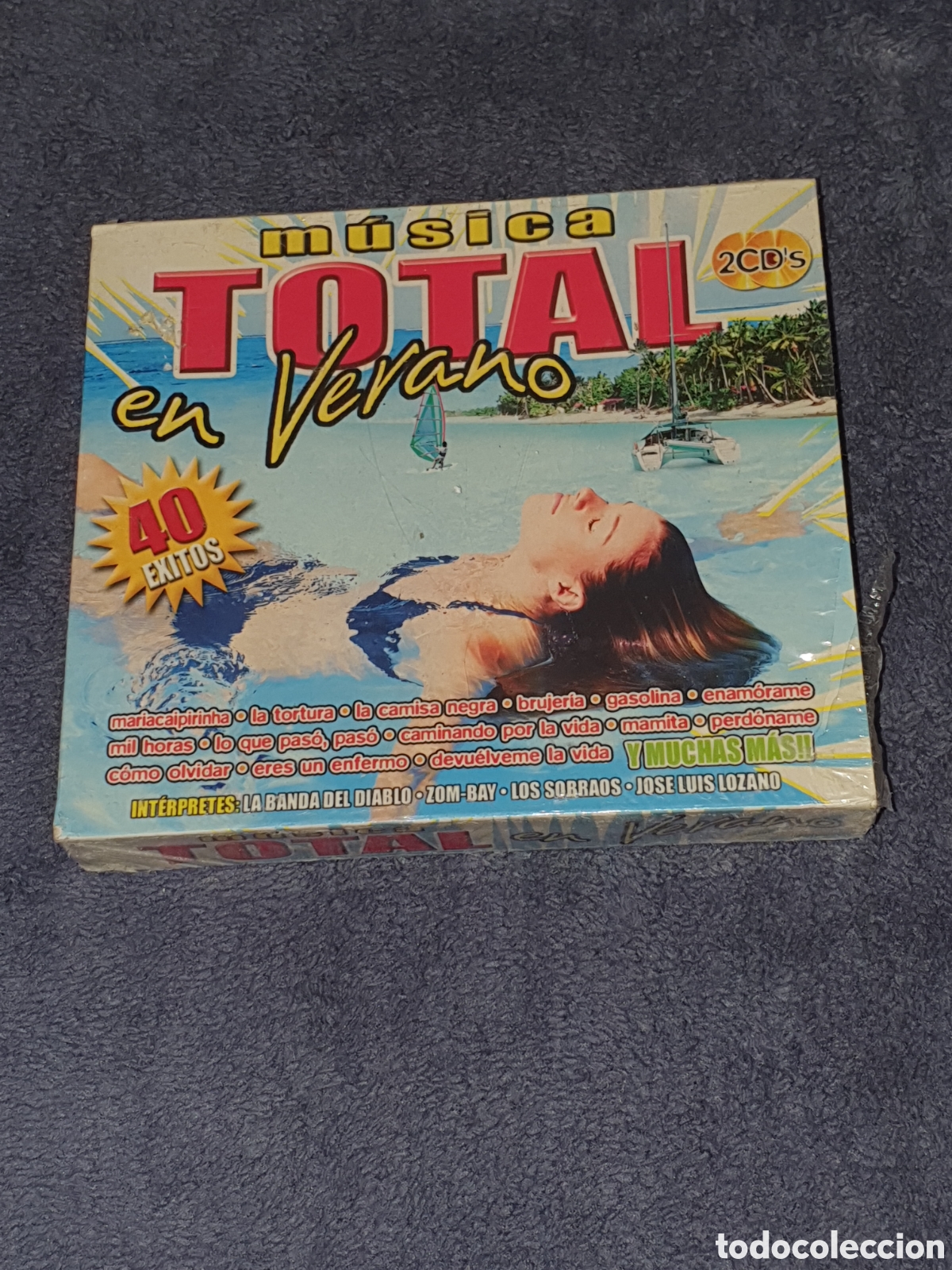 CD di Musica: CD19. M&uacute;sica Total En Verano 2 Cd's, 40 &Eacute;xitos, Nuevo Precintado Original, Sin Estrenar, Ok Records.