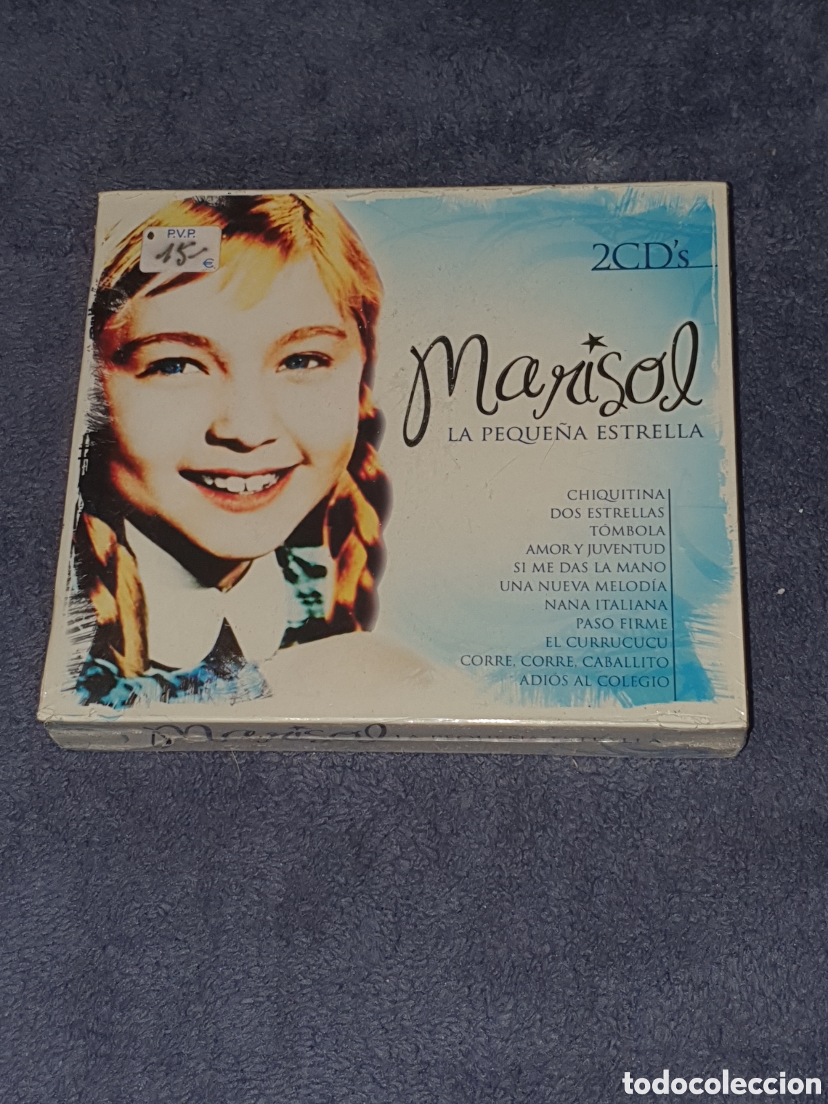 CDs de m&uacute;sica: 19-Cd. Marisol La Peque&ntilde;a Estrella, X 2 Cd's, Nuevos, Precintado Original Sin Estrenar Ni Usar.