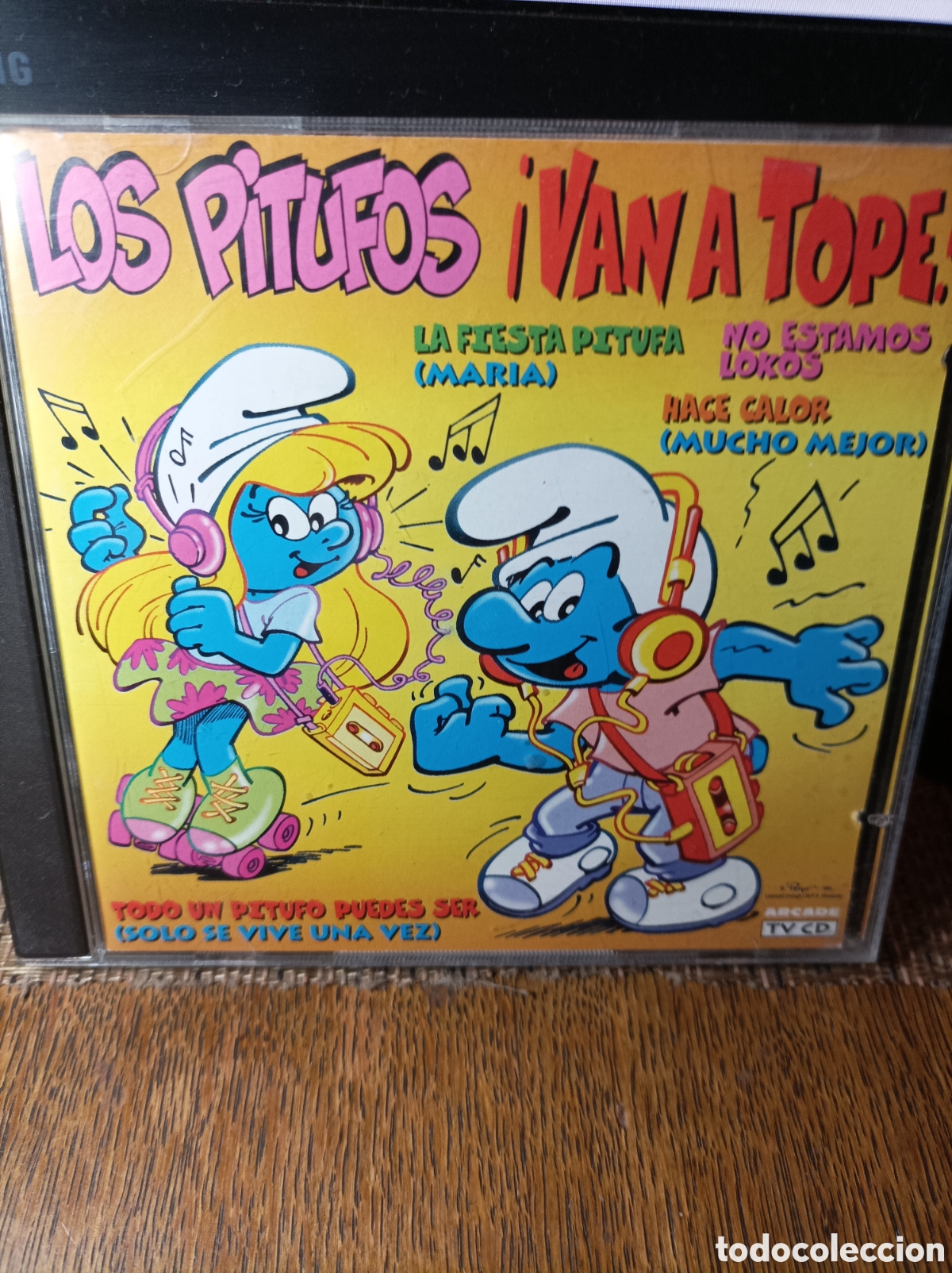 CDs de m&uacute;sica: Los pitufos. Van a tope! 2cds. - Foto 1