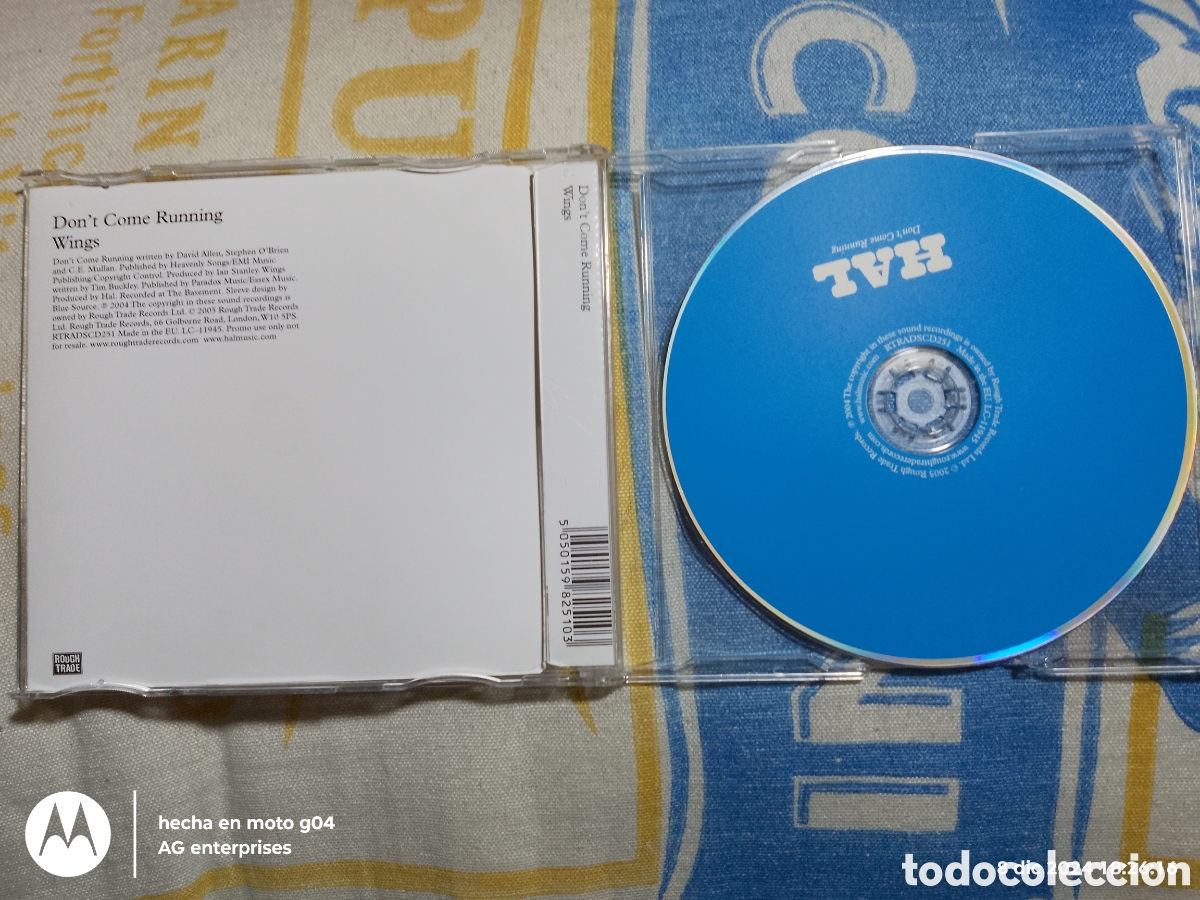 CDs de m&uacute;sica: Hal . Don&acute;t come running ..cd single - Foto 2