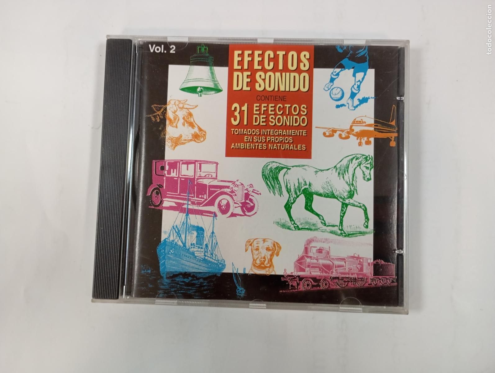 CDs de m&uacute;sica: EFECTOS DE SONIDO. CONTIENE 31 EFECTOS DE SONIDO. CD. TDKCD154 - Foto 1